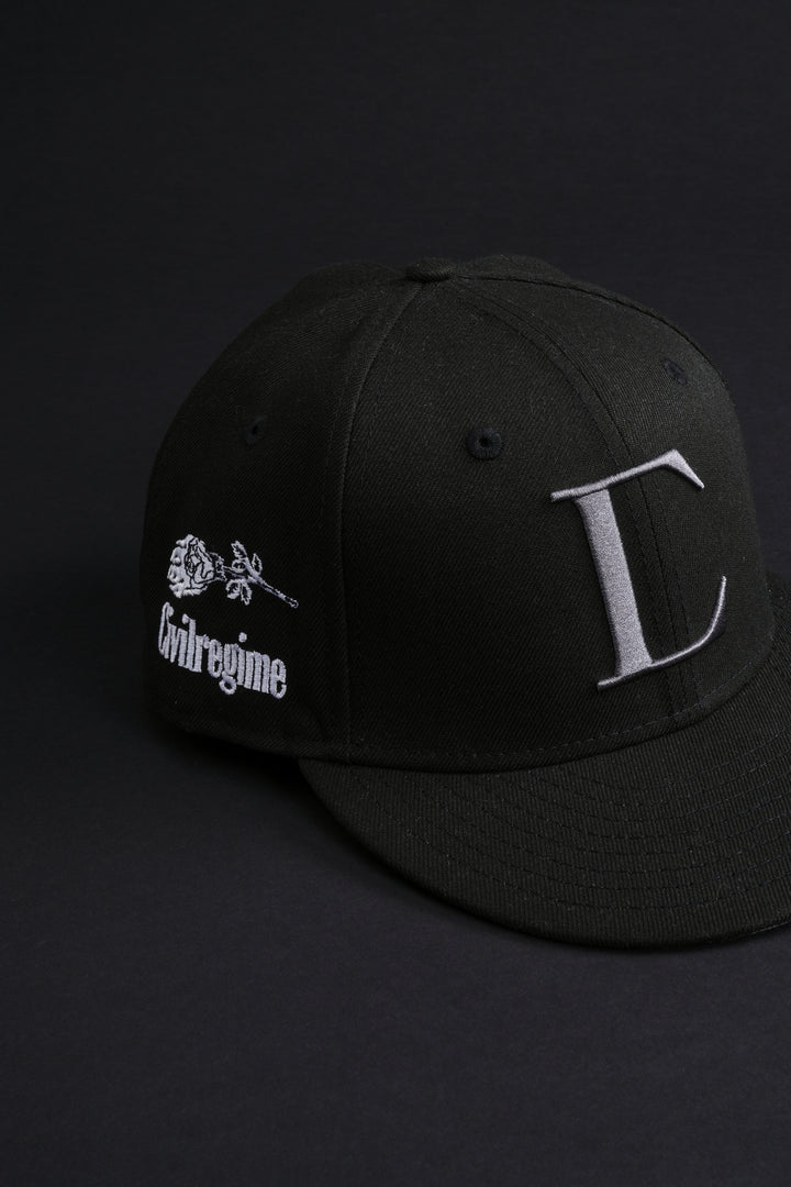 Big C RFC "New Era" Fitted Hat in Black/Gray