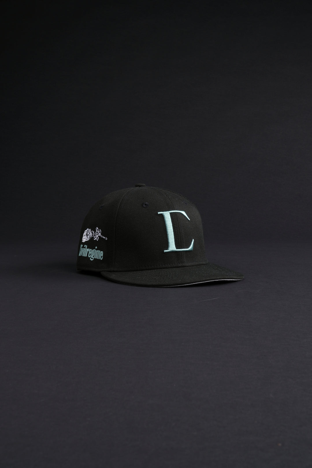 Big C RFC "New Era" Fitted Hat in Black/Pale Blue
