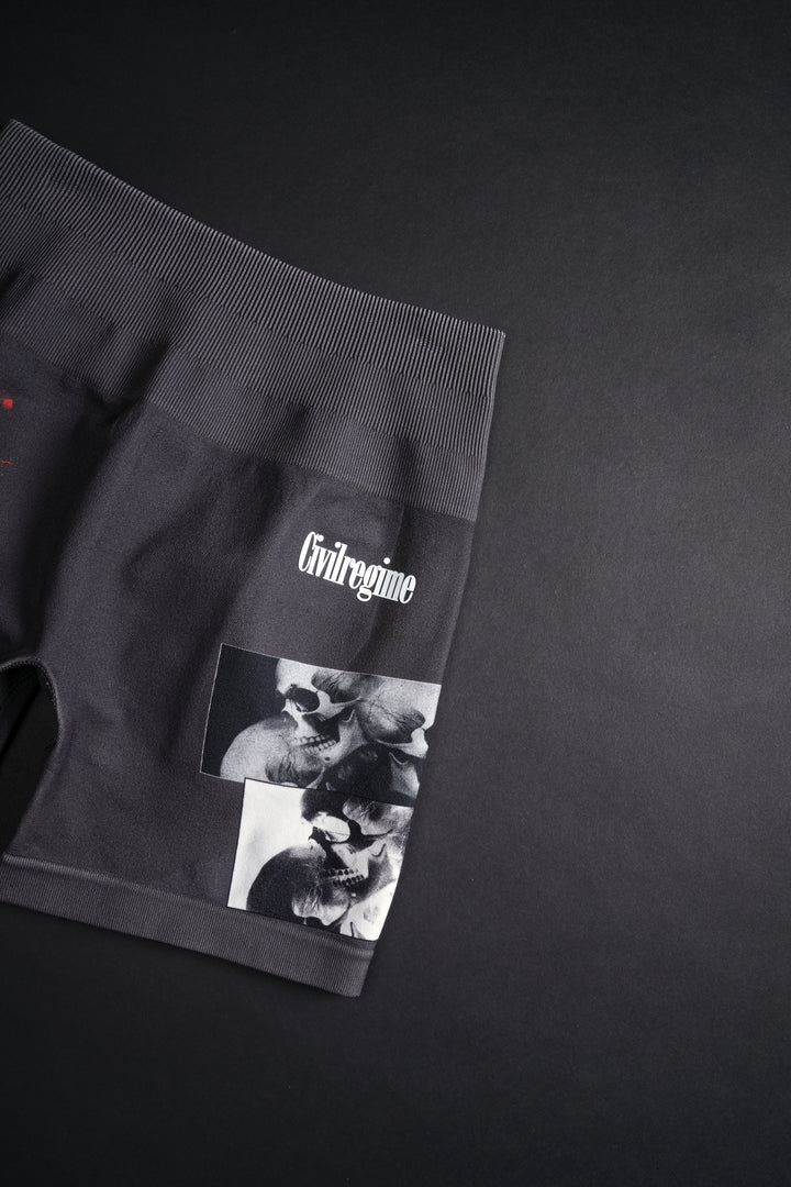 Dead At Sea Kelly Seamless Shorts in Vintage Black