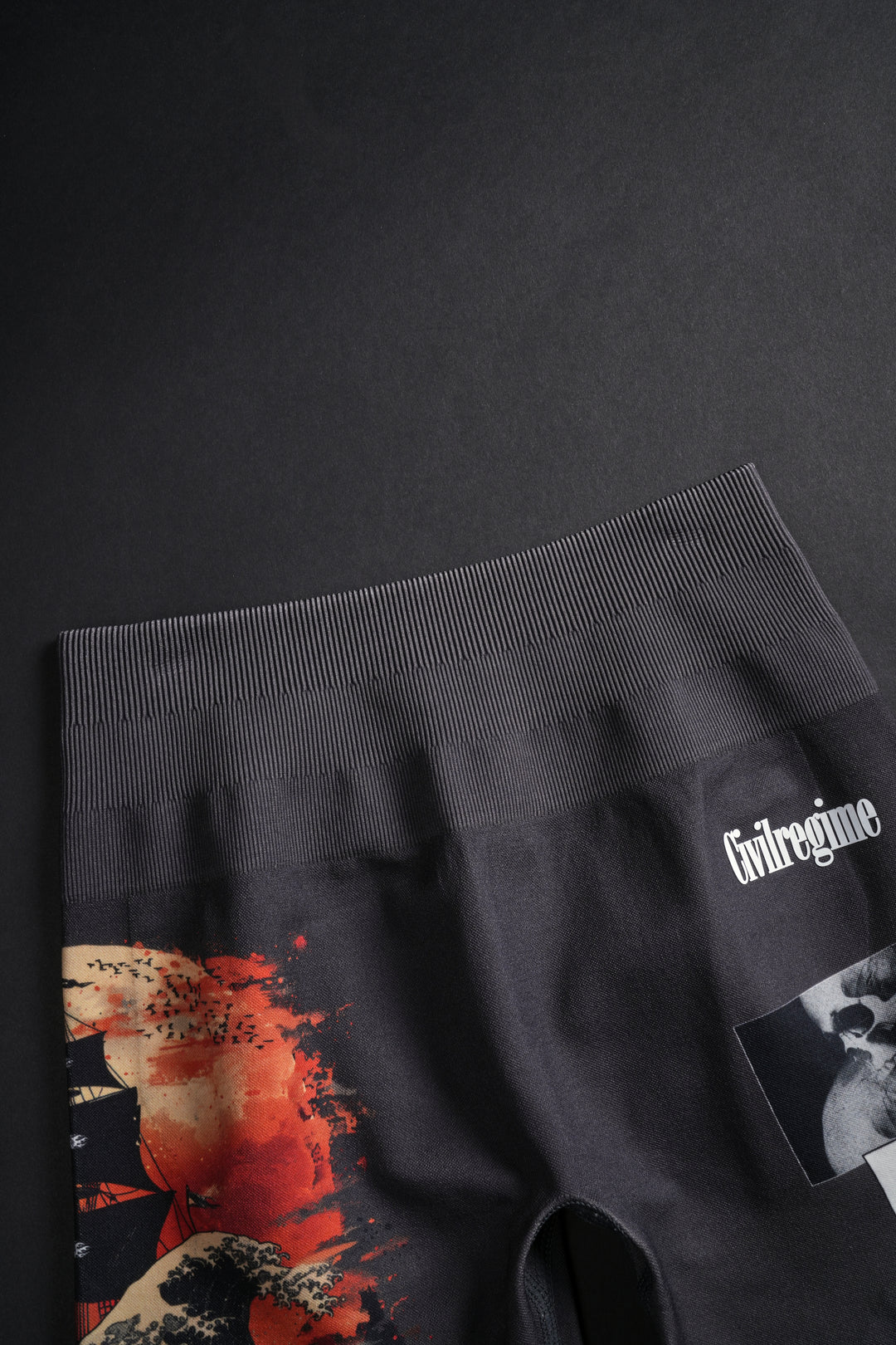 Dead At Sea Kelly Seamless Shorts in Vintage Black