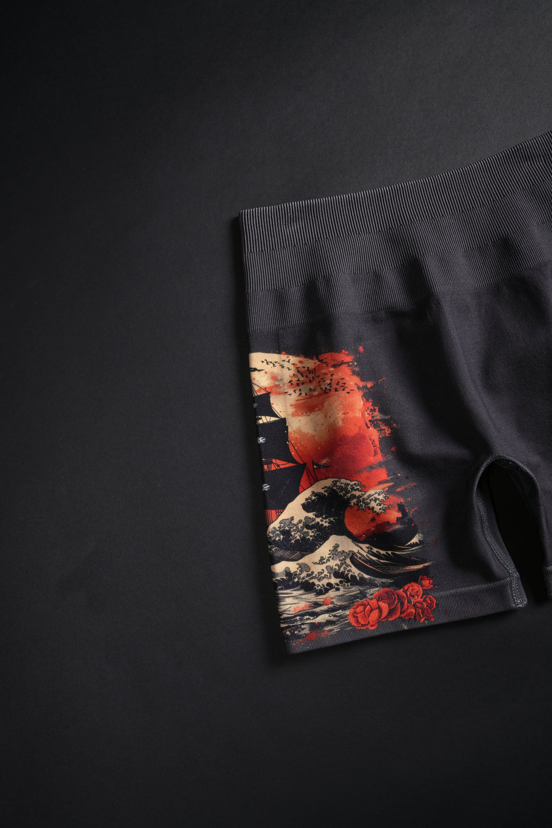 Dead At Sea Kelly Seamless Shorts in Vintage Black