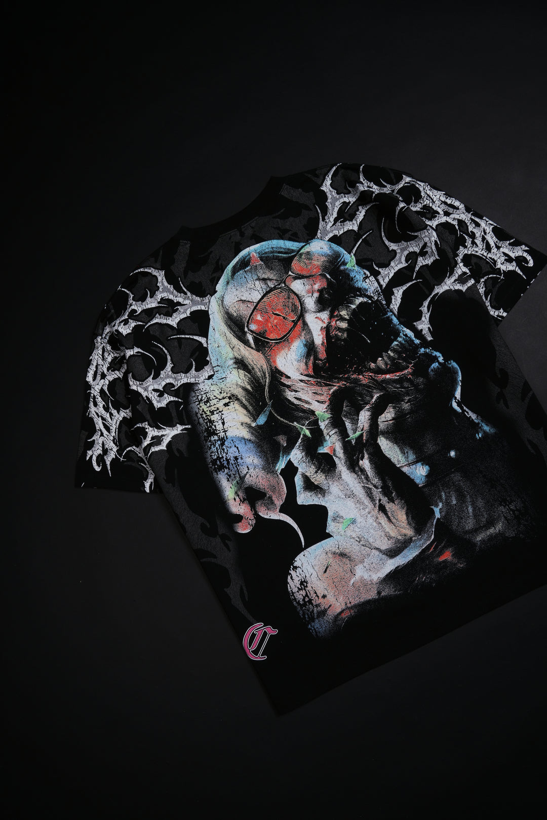 Dead Laugh "Side By Side" 199X Oversized Tee in Black
