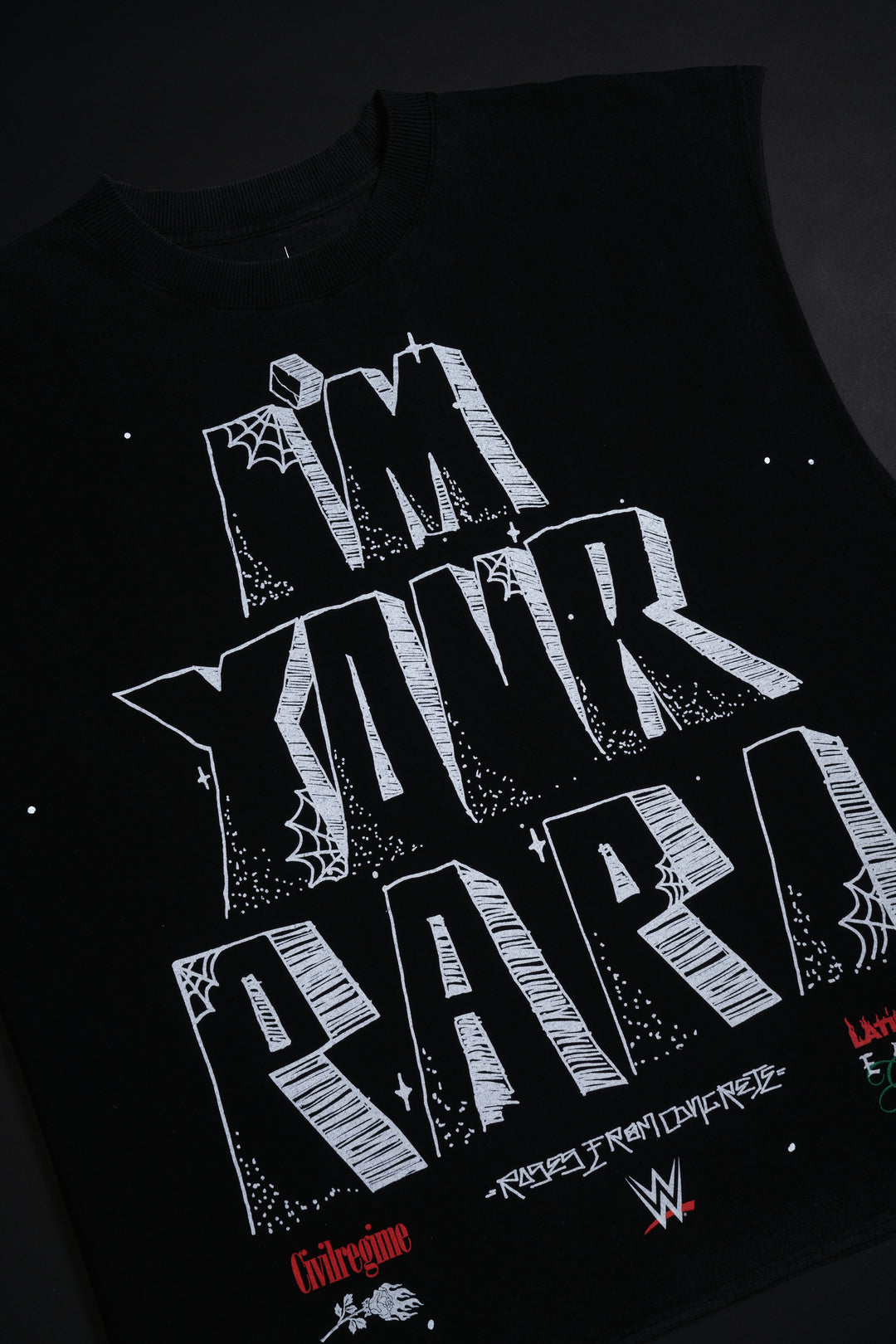 Im Your Papi 199X Muscle Tee in Vintage Black