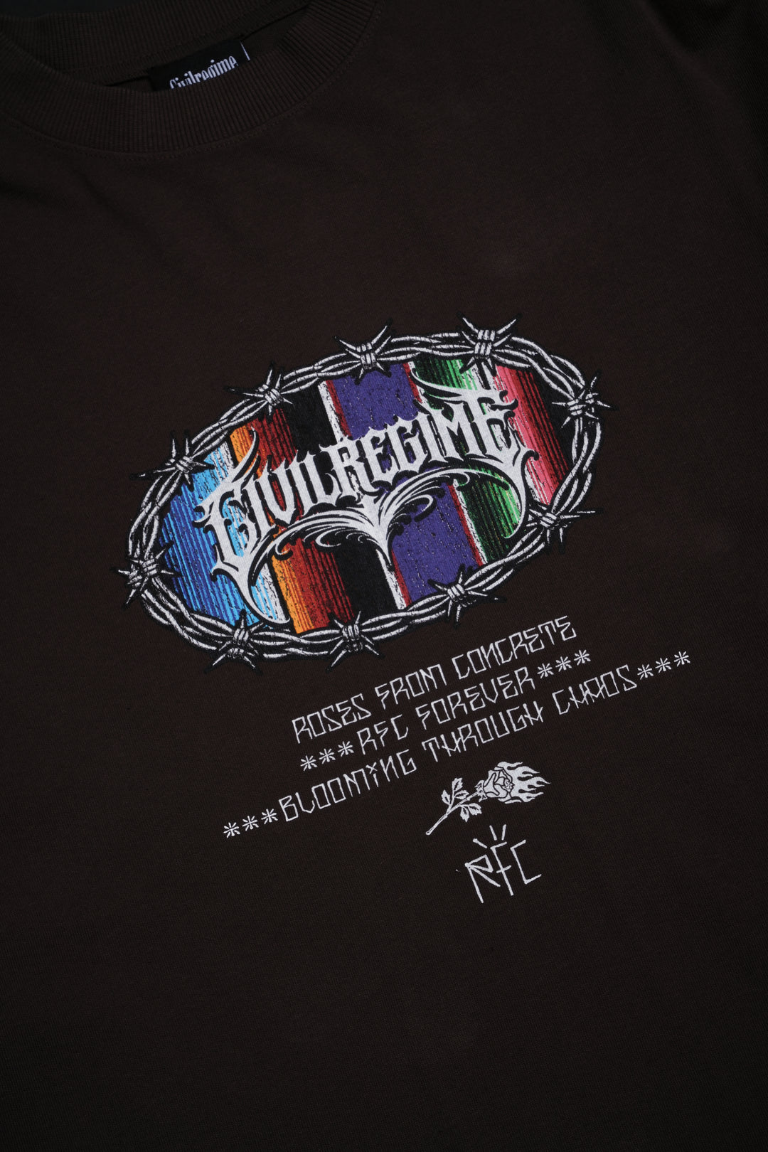 RFC Mexico American Classic Oversized Tee in Mojave Brown