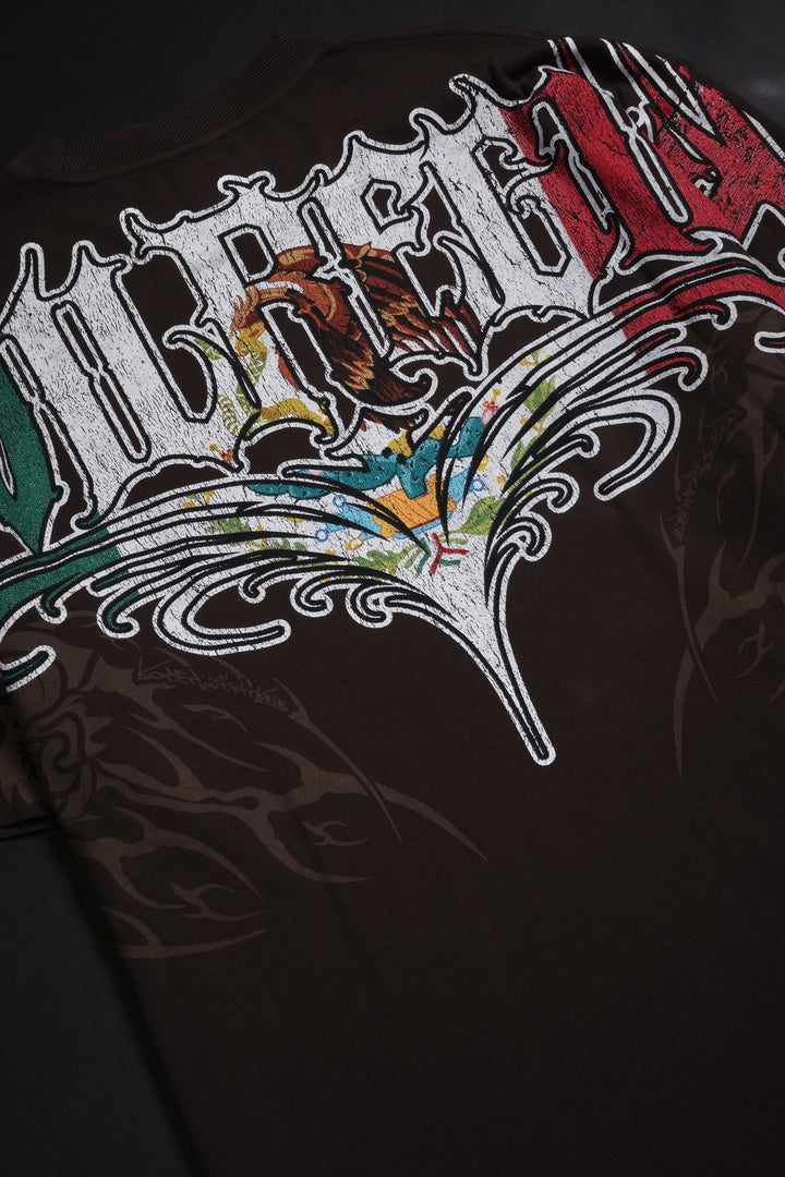 RFC Mexico American Classic Oversized Tee in Mojave Brown