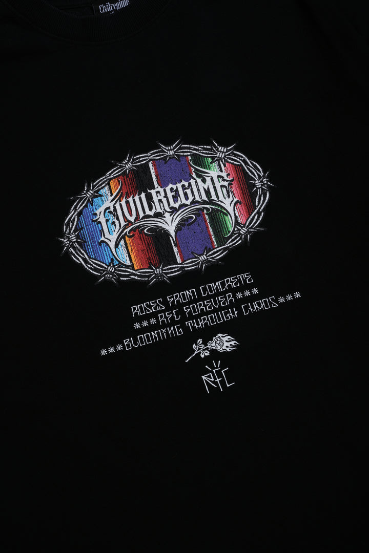 RFC Mexico American Classic Oversized Tee in Vintage Black