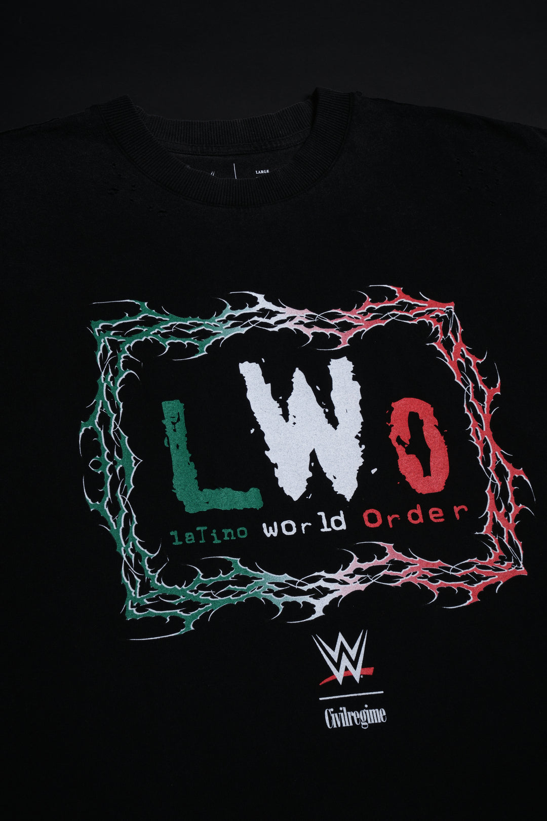 LWO FMR Muscle Tee in Vintage Black