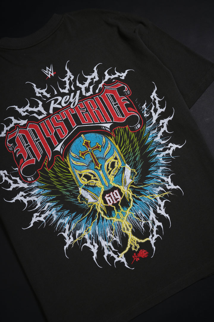 Rey Serpiente American Classic Oversized Tee in Vintage Ashes