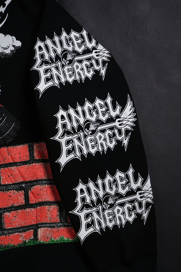 Angel Energy Forever Hoodie in Black