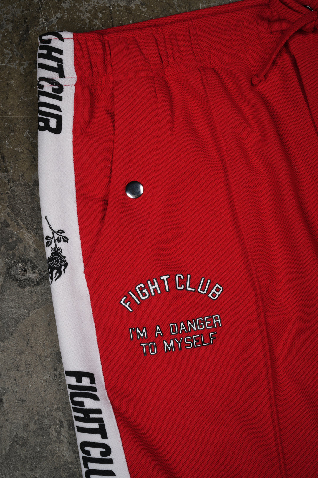 Survival Age Civil Track Pants in Equestrian Red