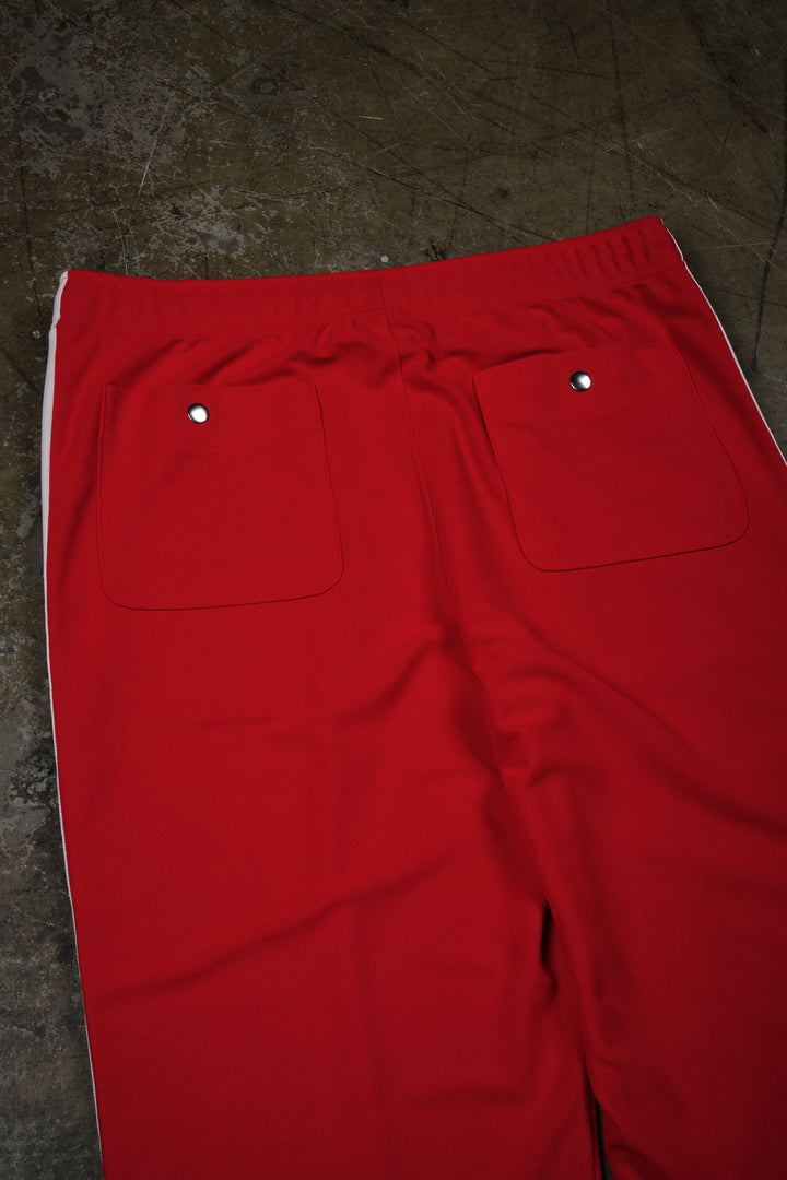 Survival Age Civil Track Pants in Equestrian Red