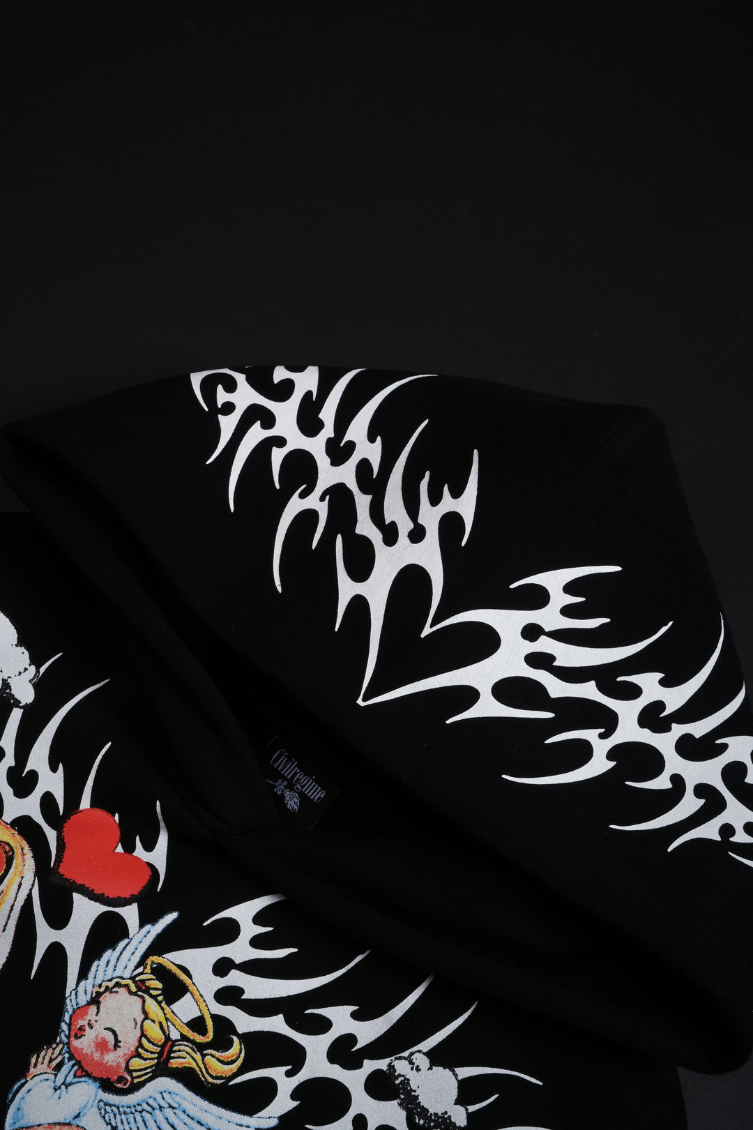Angel Energy Forever Hoodie in Black