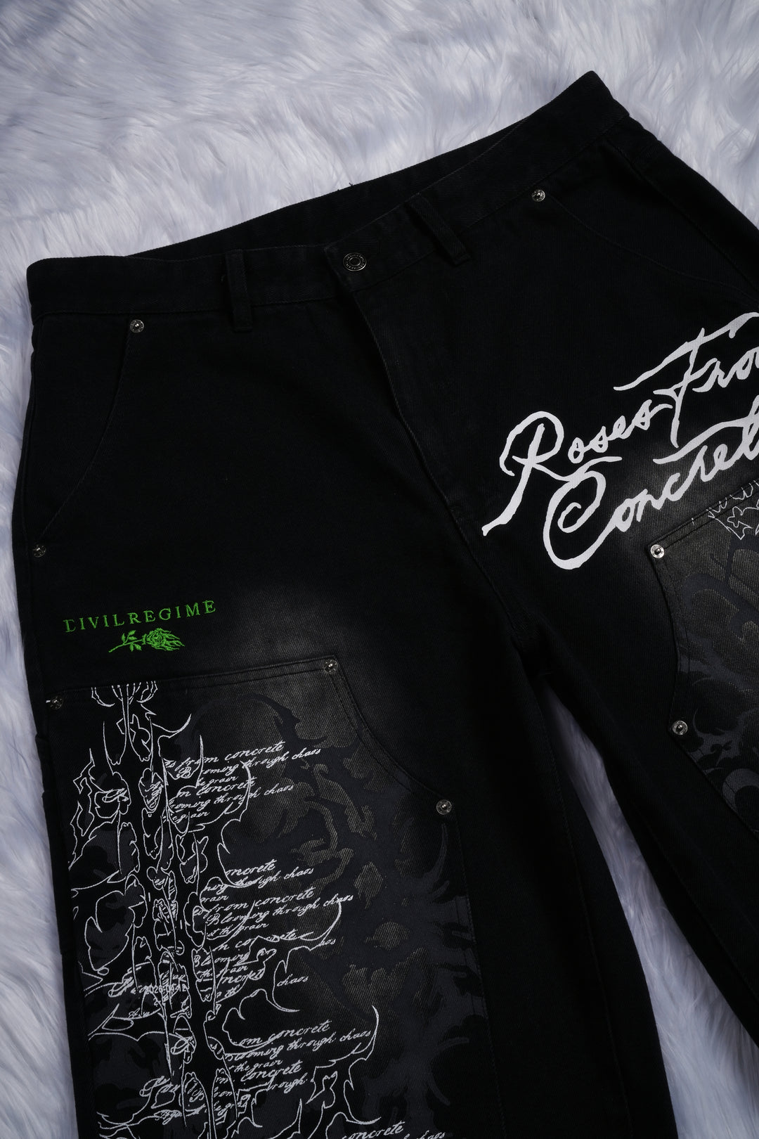 Desires Civil Jorts in Black