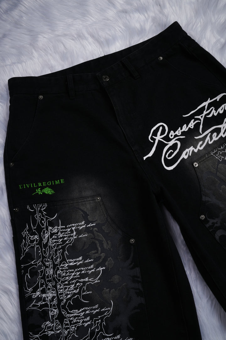 Desires Civil Jorts in Black