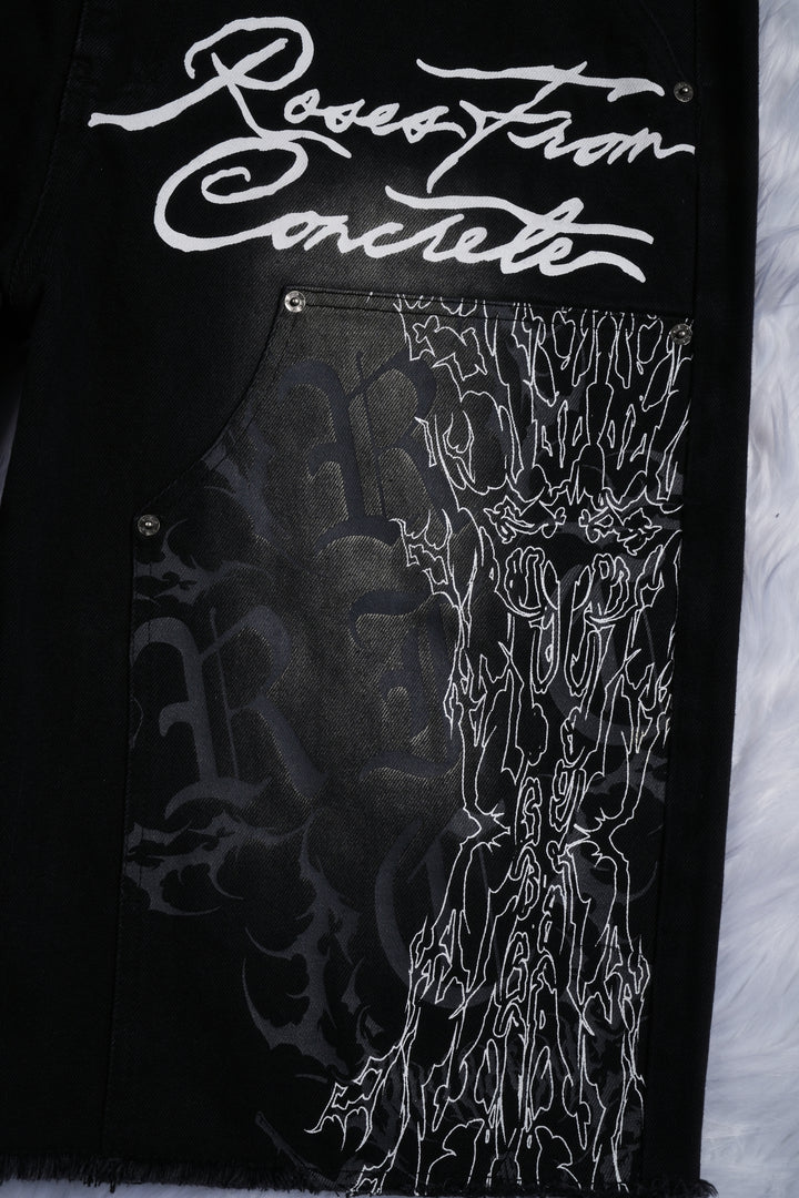 Desires Civil Jorts in Black