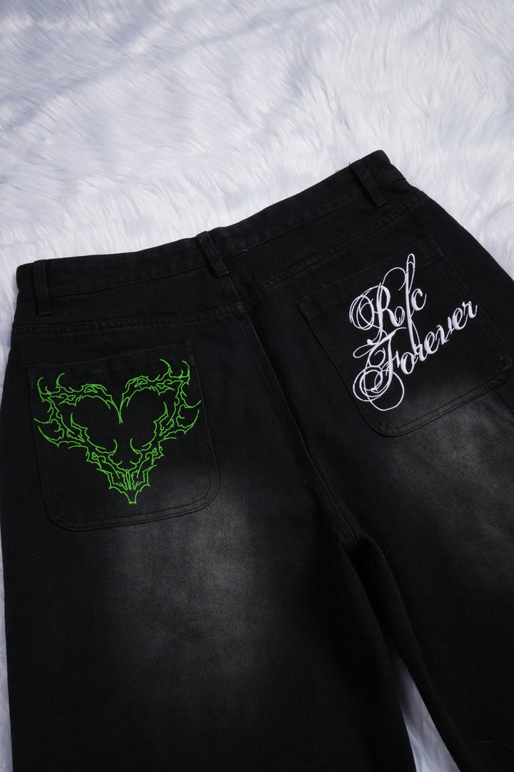 Desires Civil Jorts in Black