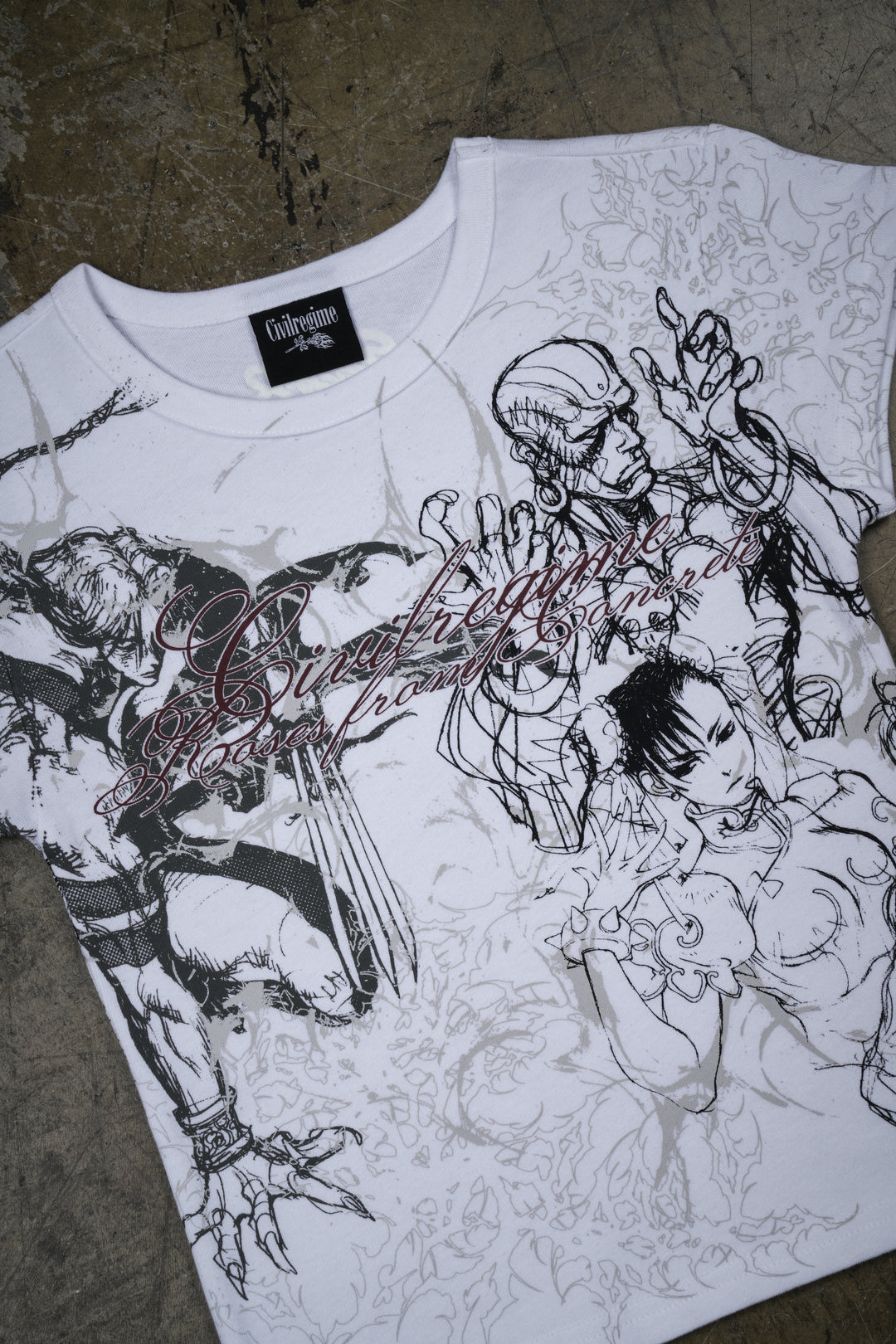 Group Photo Baby Tee in Butter