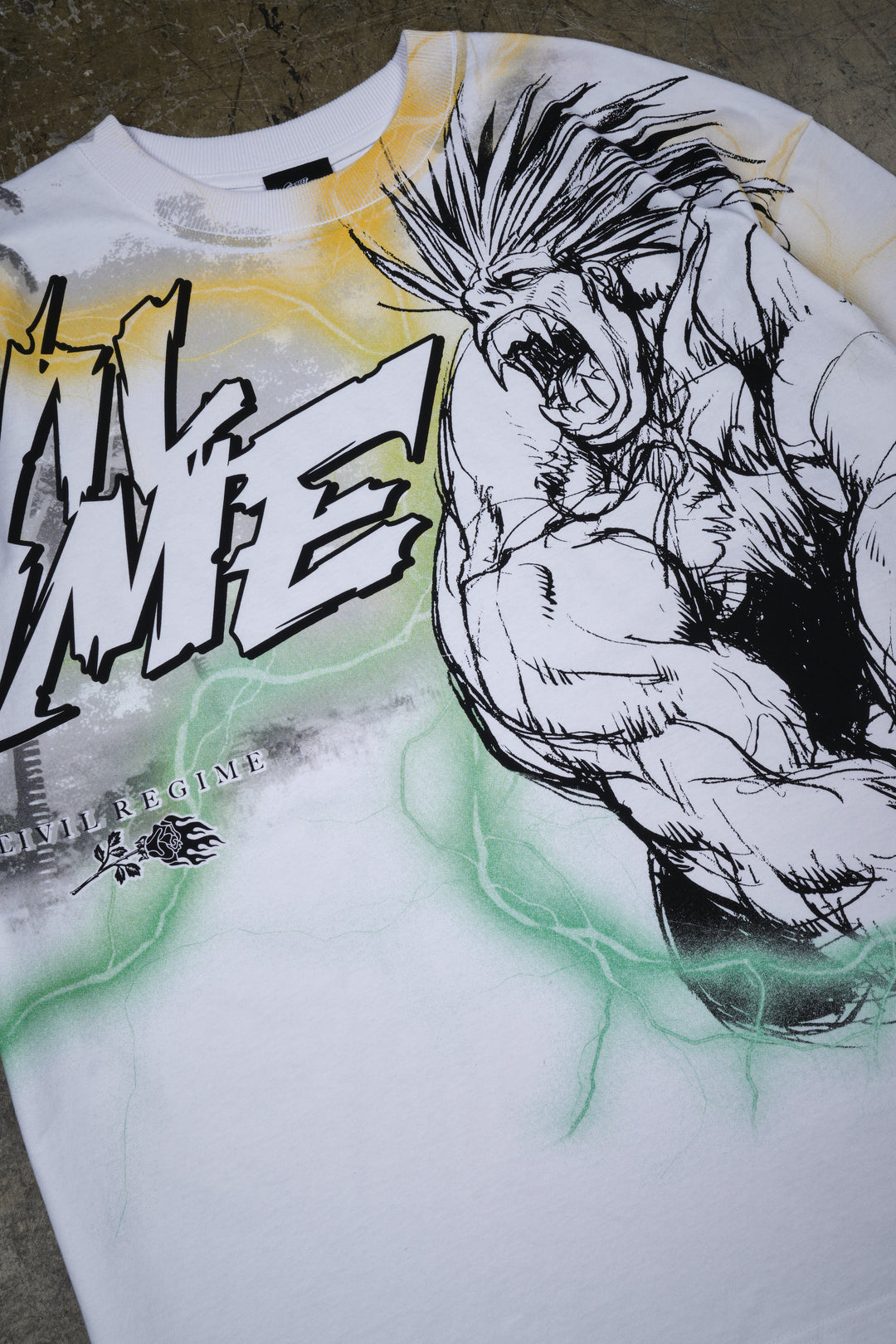 Warrior Of The Amazon SBS 199X Oversized Tee in White