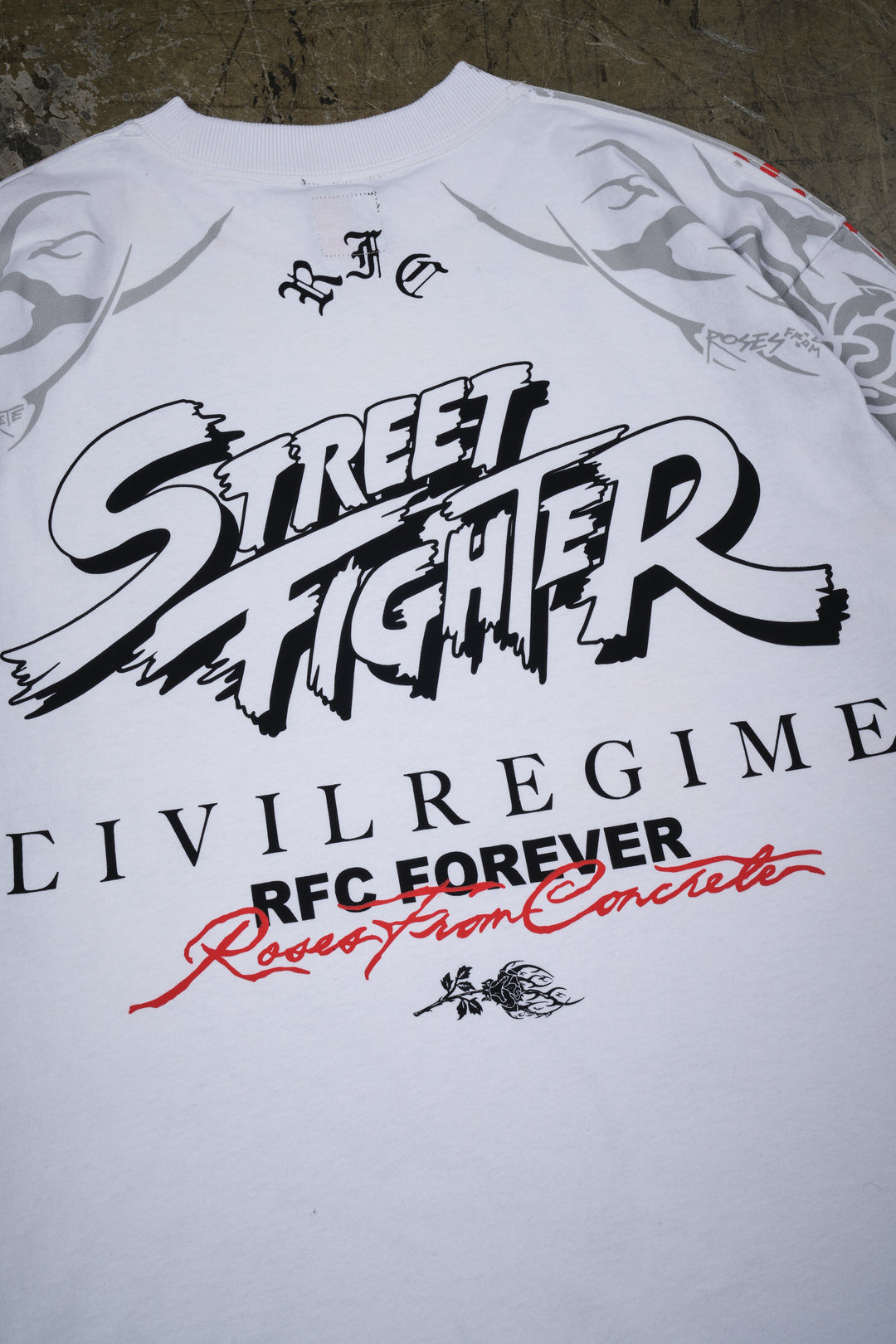 The Destined Warrior SBS 199X Oversized Tee in White