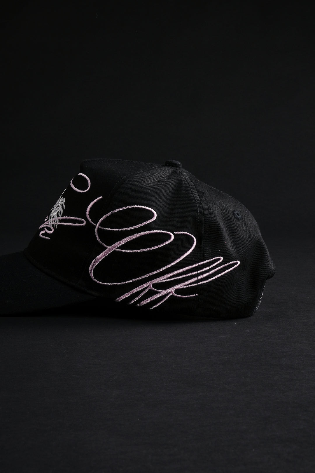 F*ck Off 5 Panel Strapback Hat in Black