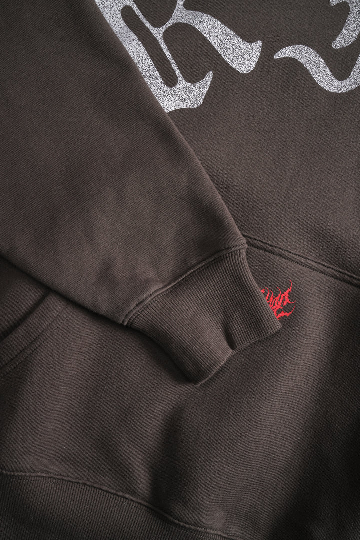 Chaos Reigns Regime Hoodie in Vintage Black