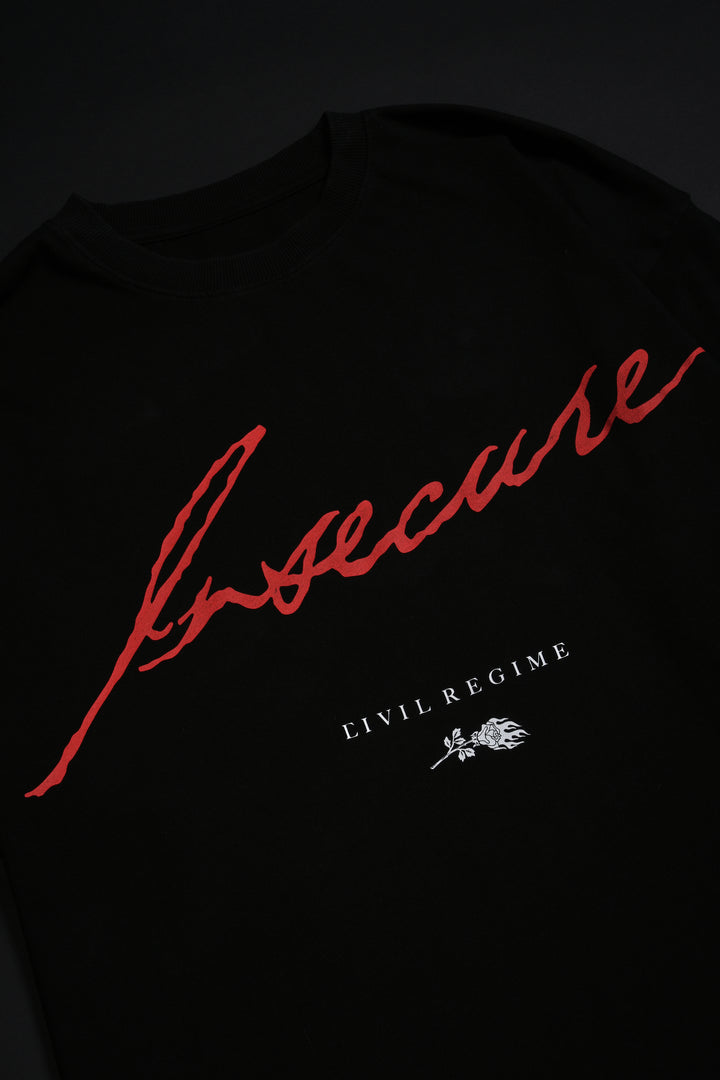 Insecure American Classic Oversized Tee in Vintage Black