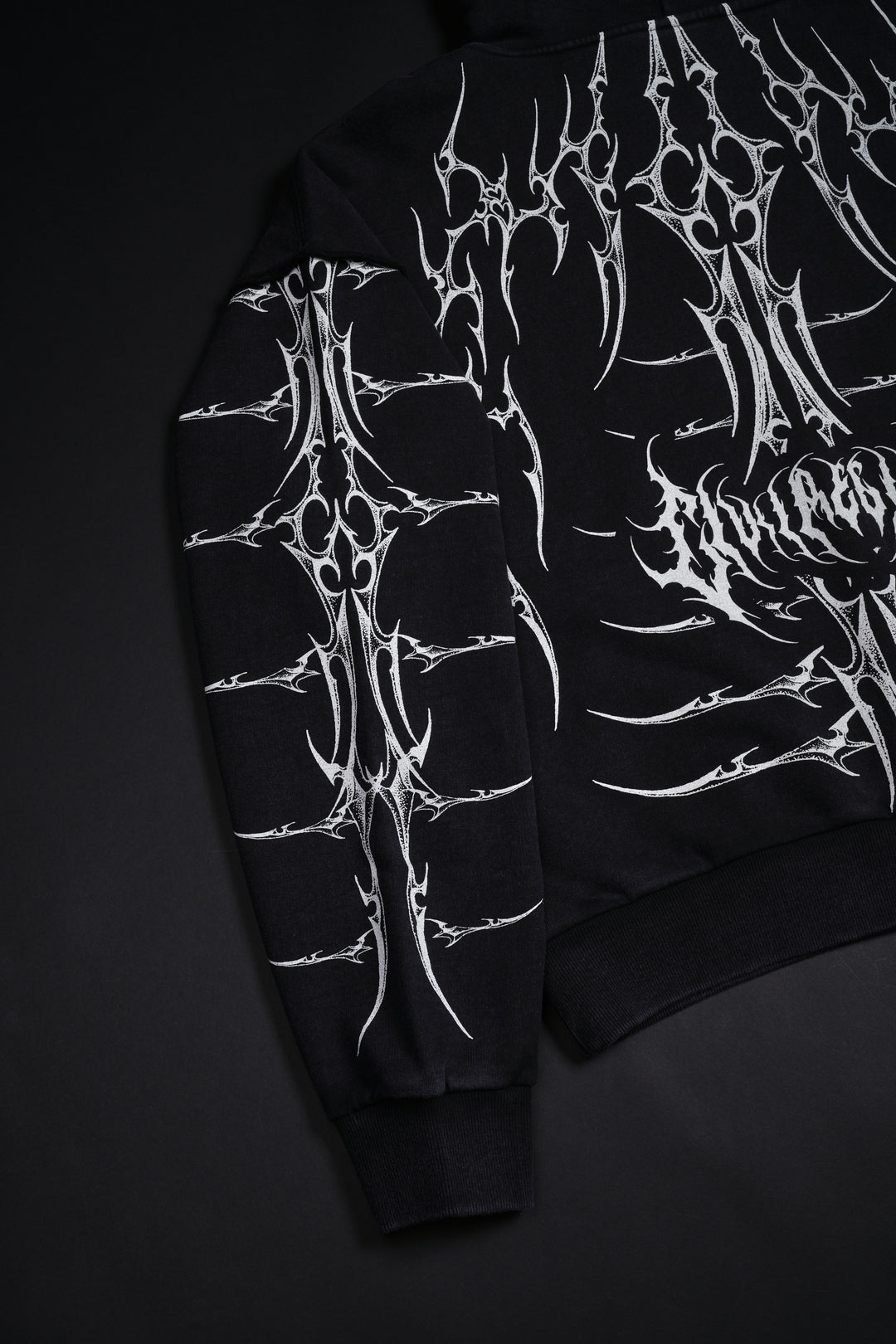 Core Brigade Civil Zip Up Hoodie in Black