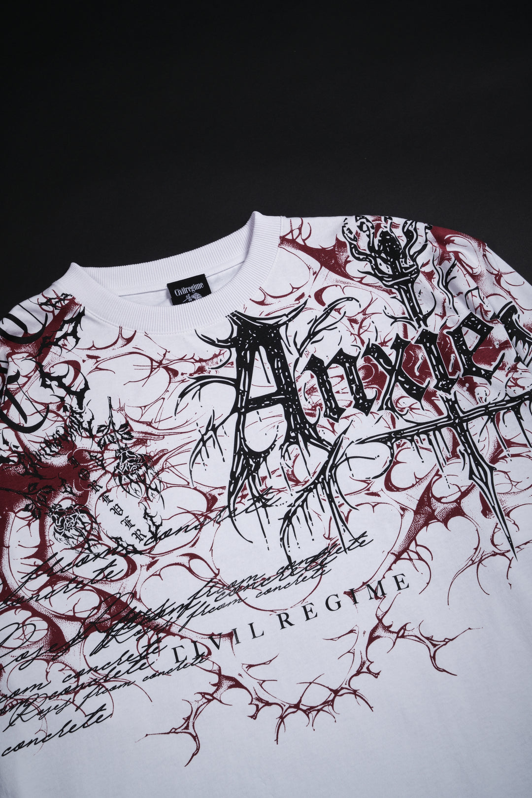 February Skies 199X Oversized Tee in White