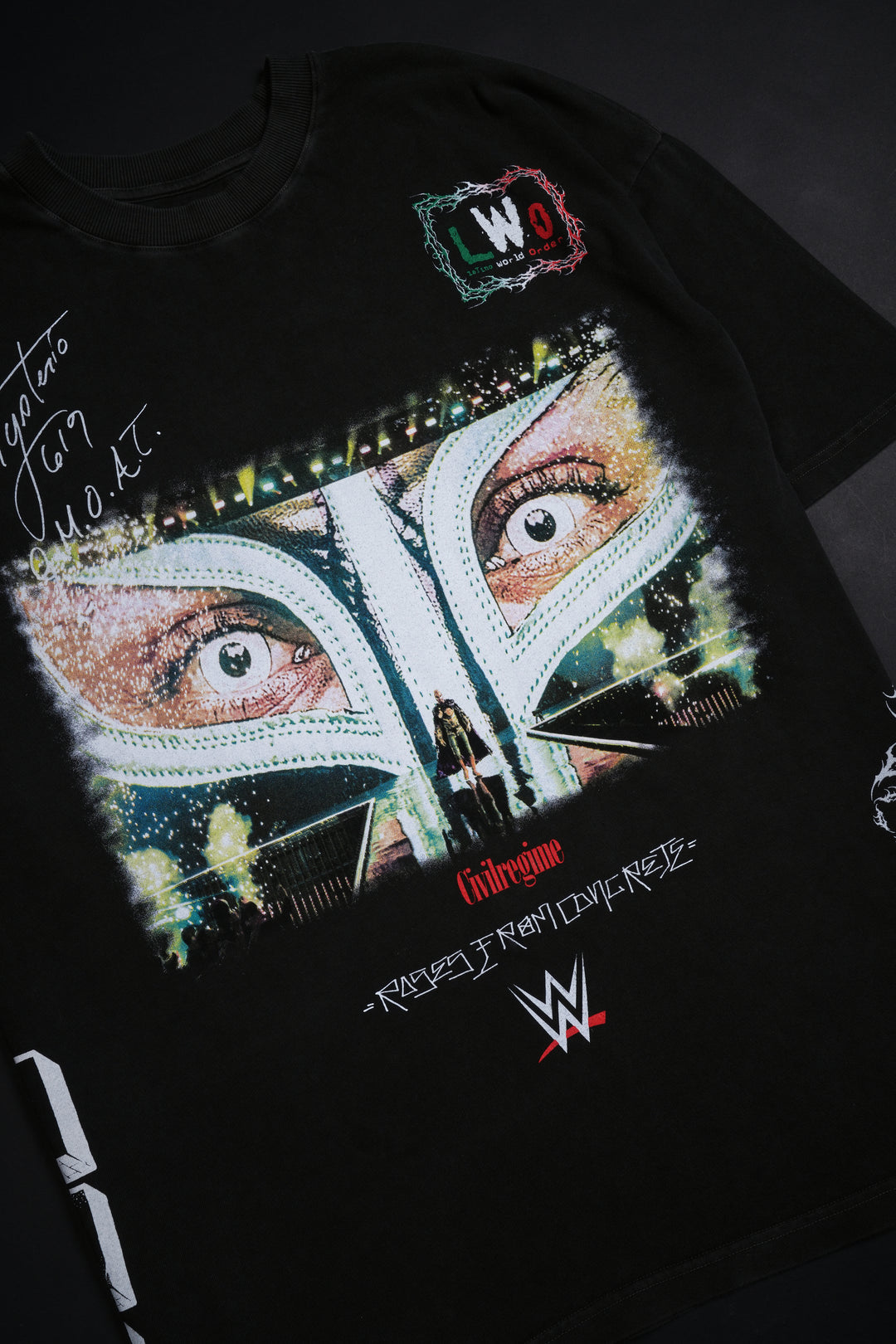 Mysterio Mode American Classic Oversized Tee in Vintage Ashes