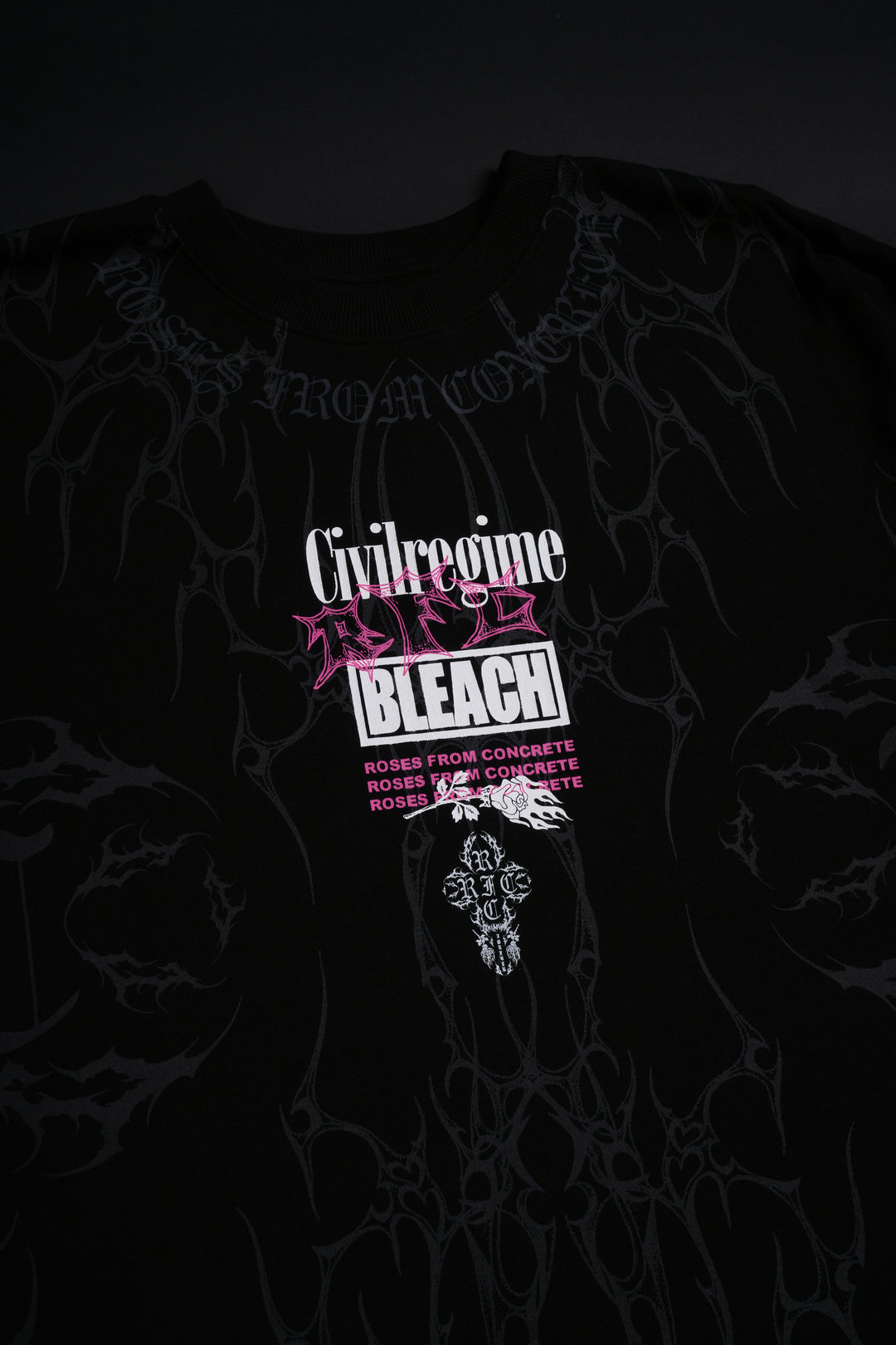 Grimmjow American Classic Oversized Tee in Black