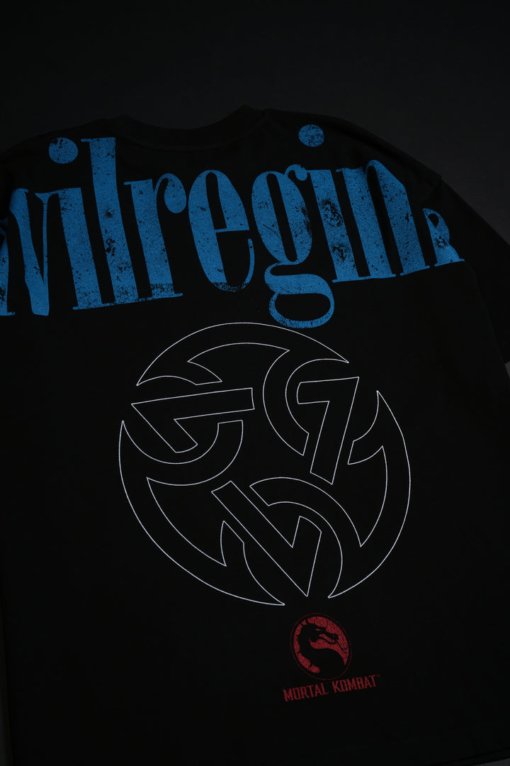 Raising Chills American Classic Oversized Tee in Black