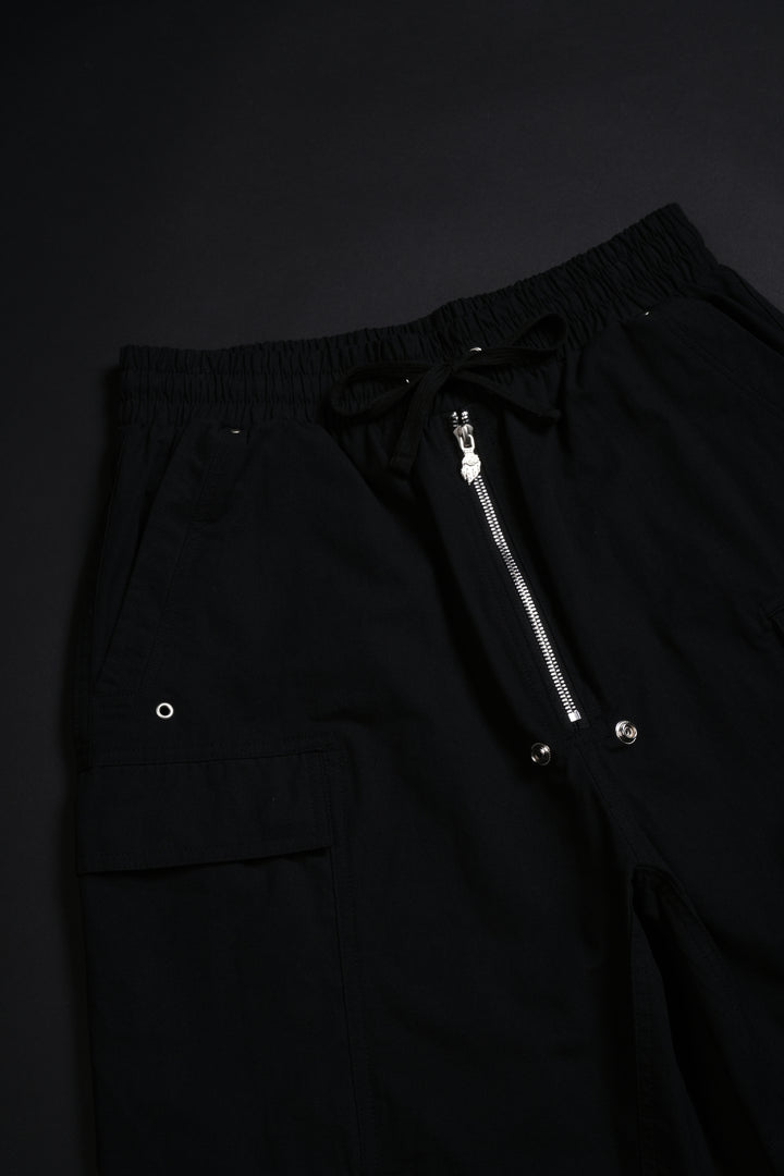 Civil Core Ultra Baggy Cargo Shorts in Black