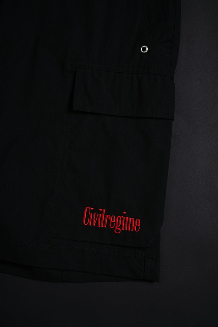 Civil Core Ultra Baggy Cargo Shorts in Black