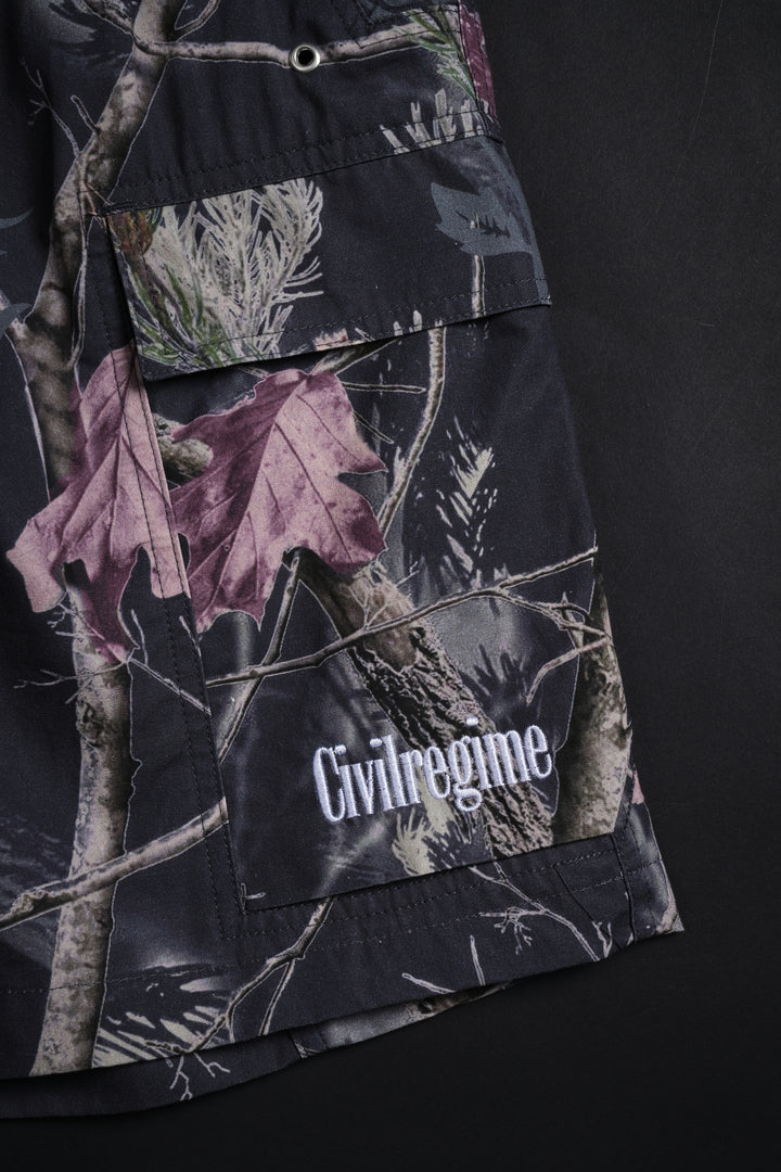 Civil Core Ultra Baggy Cargo Shorts in Bankai Camo