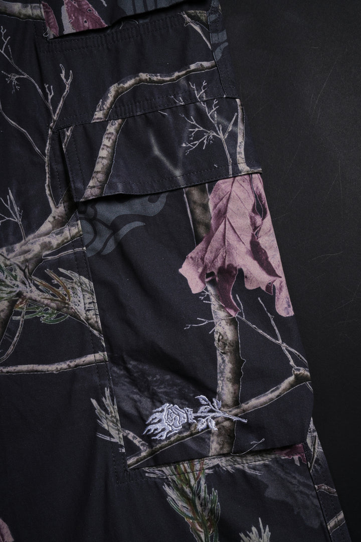 Burning Rose Ultra Wide Leg Pants in Bankai Camo