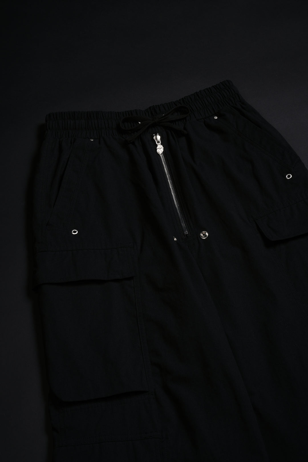 Burning Rose Ultra Wide Leg Pants in Black