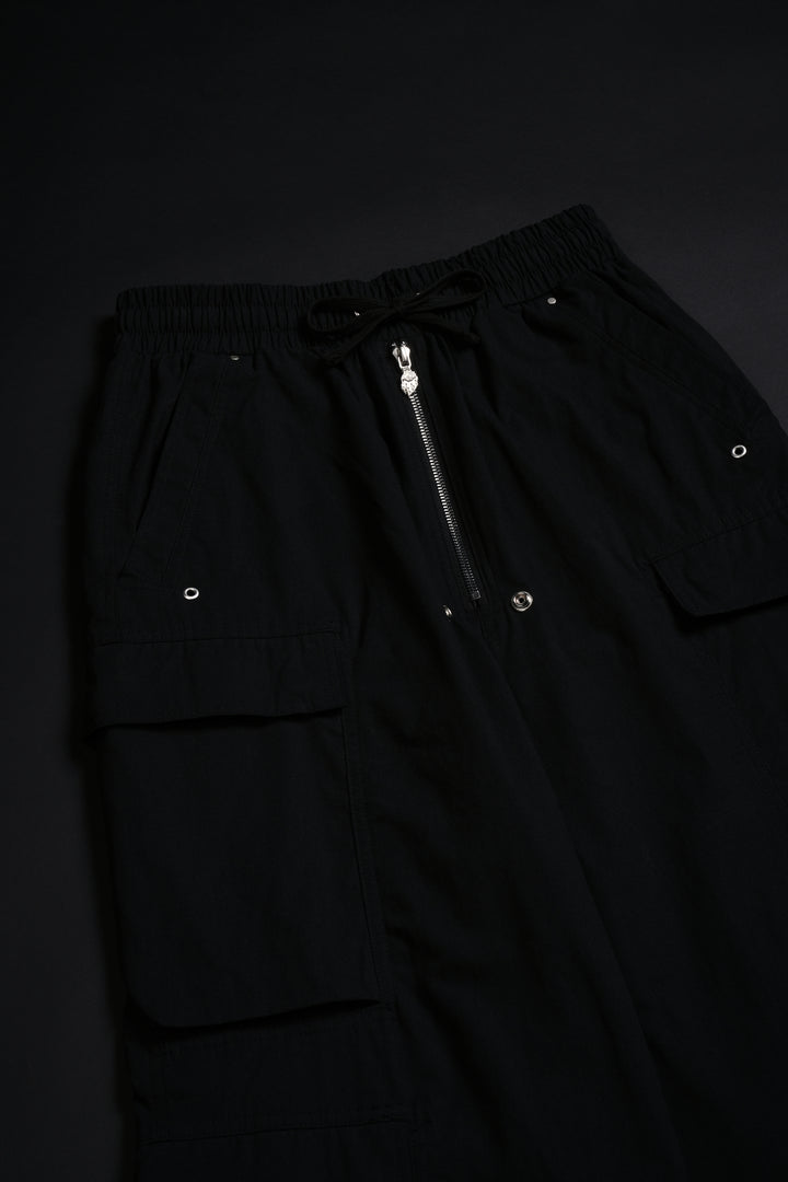 Burning Rose Ultra Wide Leg Pants in Black