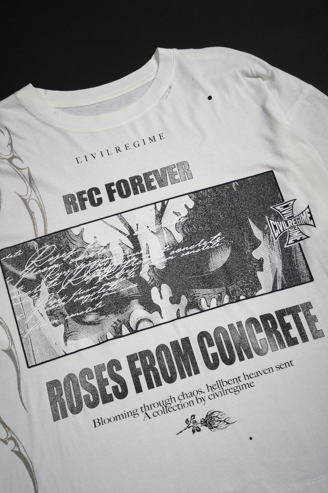 Holy Chaos Everyday Basic Tee in Butter