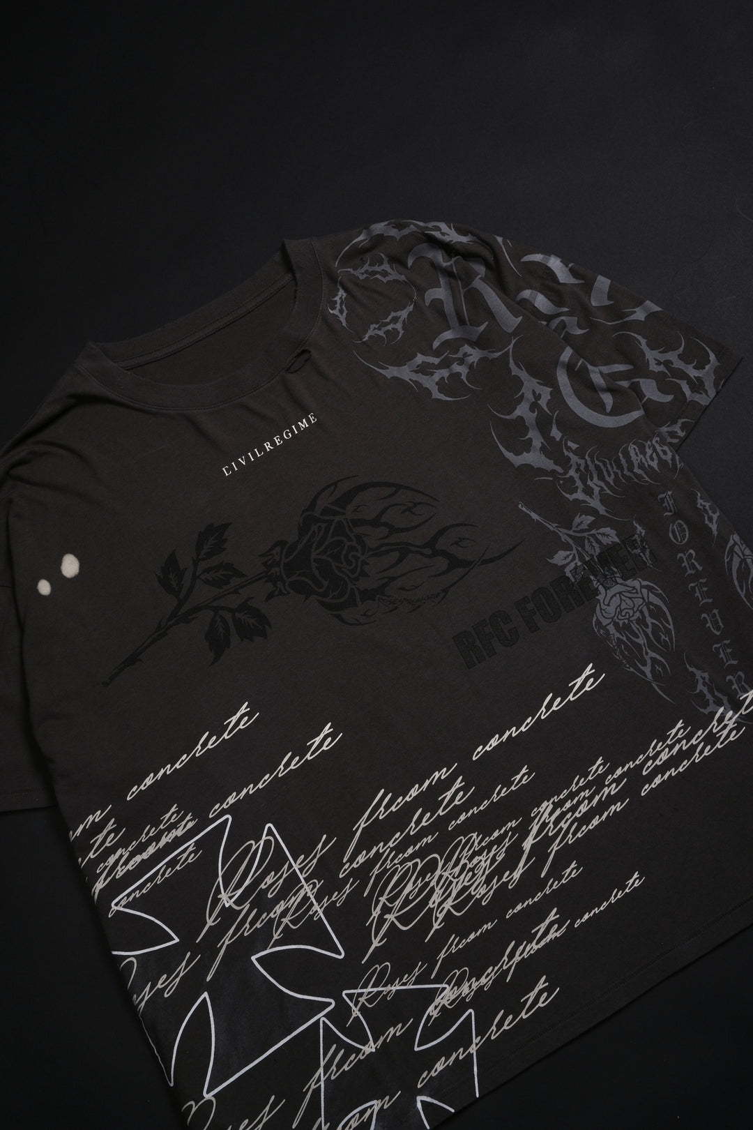 Lawless Threads Everyday Basic Tee in Vintage Ashes