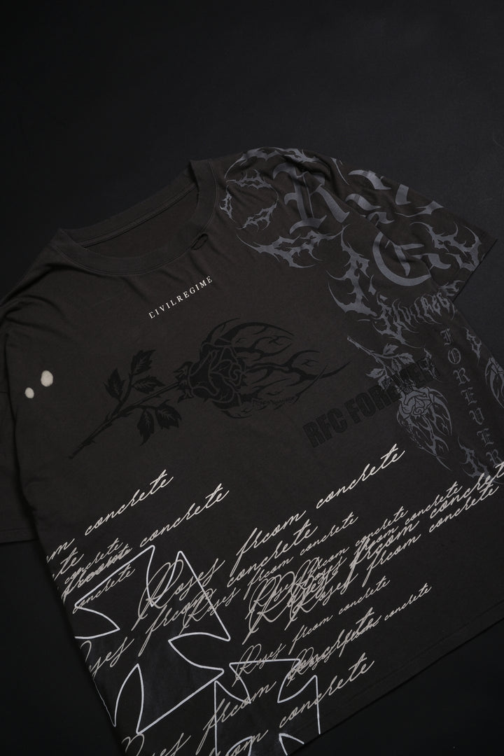 Lawless Threads Everyday Basic Tee in Vintage Ashes