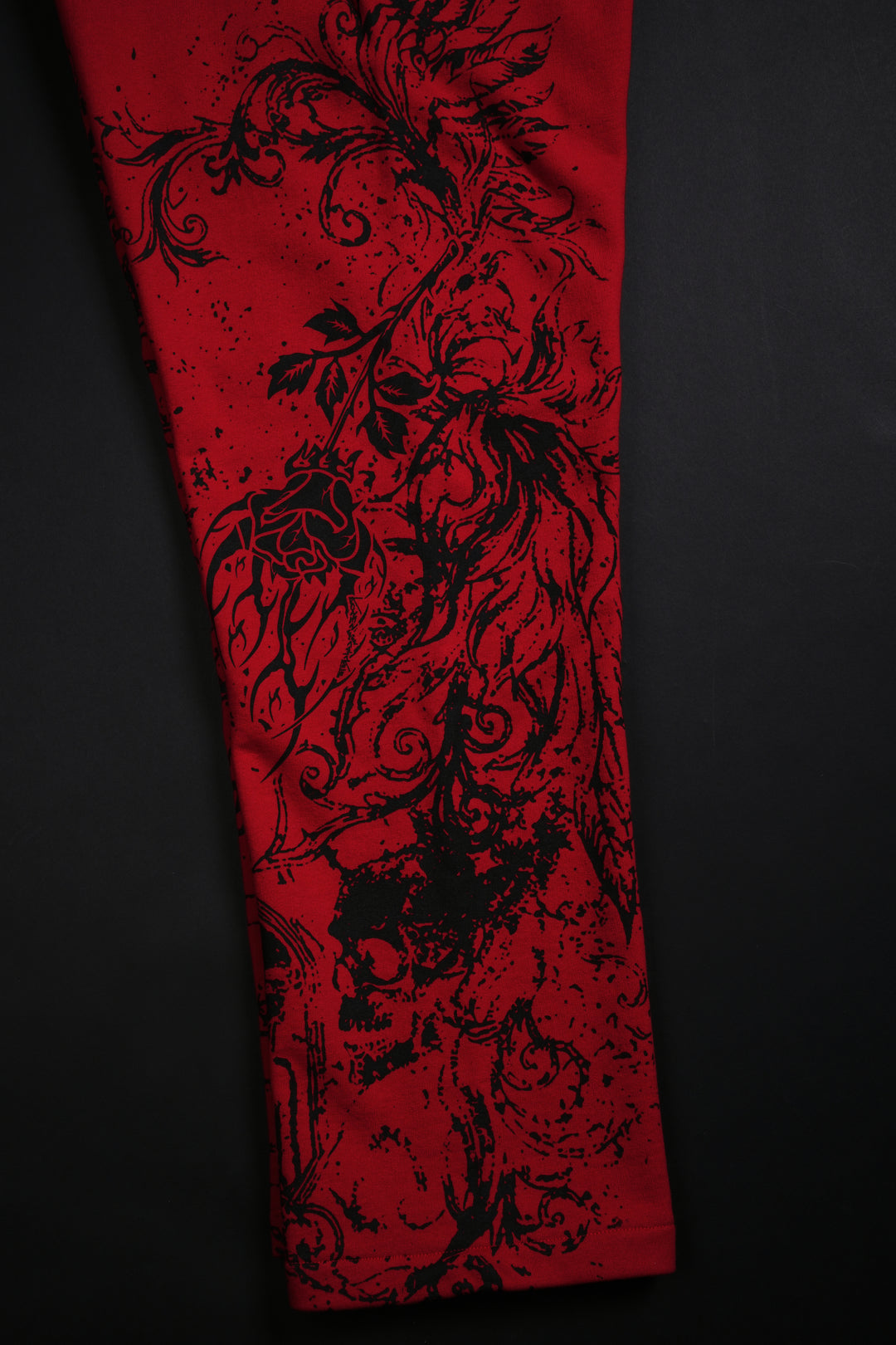 Ancient Ones Eternal Wide Leg Fleece Pants in E-Red