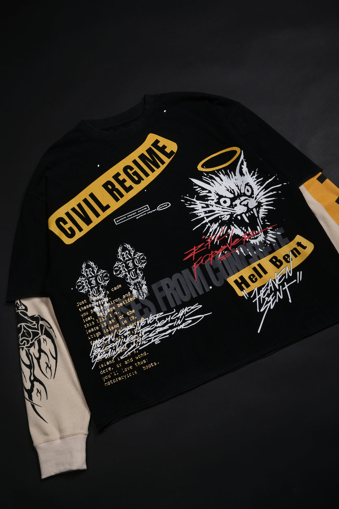 Hell Bent 199X Twofer in Vintage Black/Butter