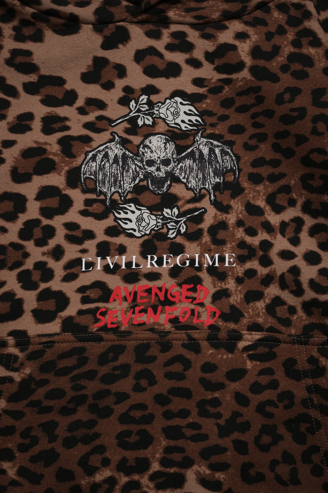 Wild Roses Forever Hoodie in Leopard