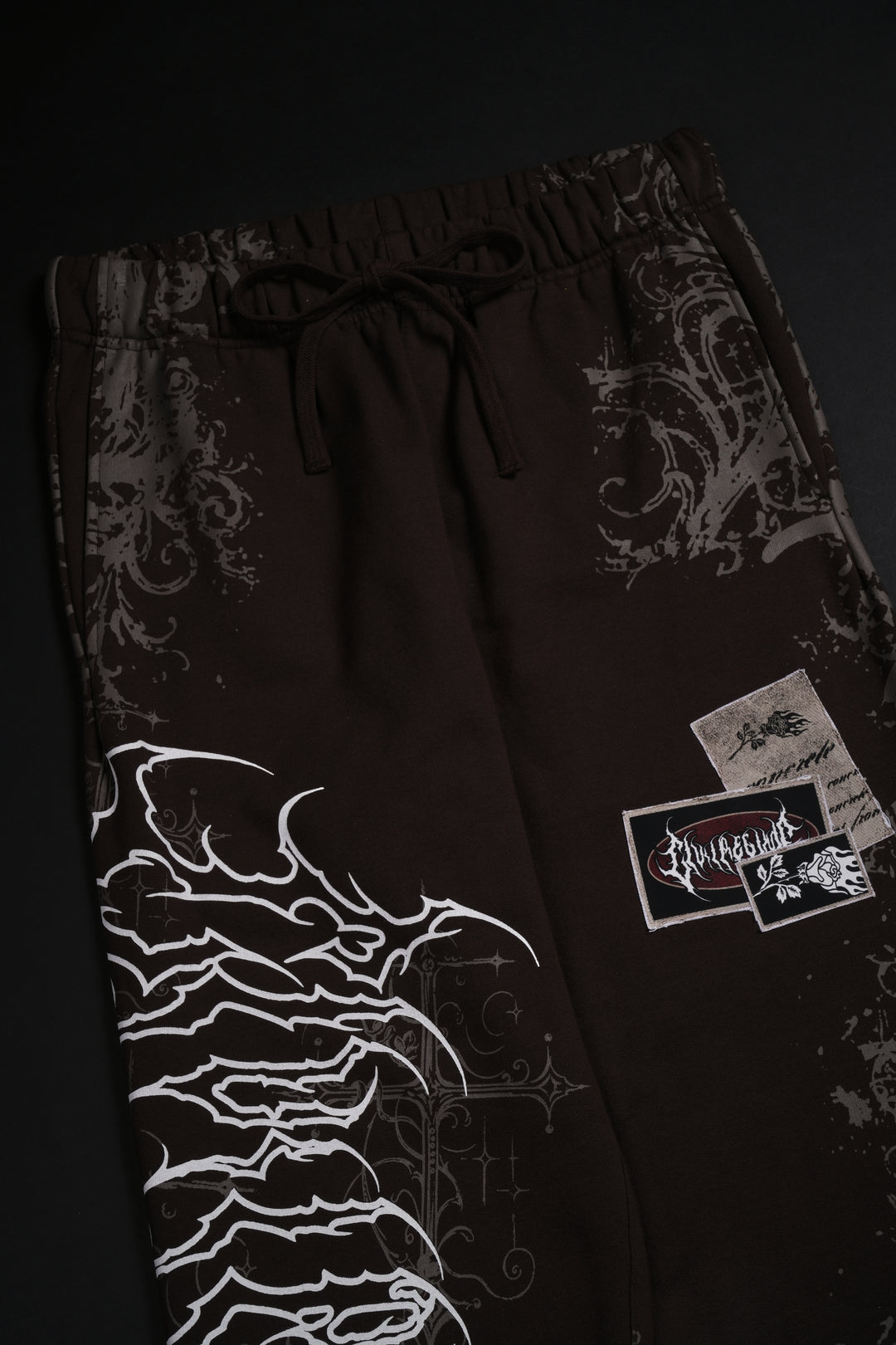 Love And War Eternal Wide Leg Fleece Pants in Fudge