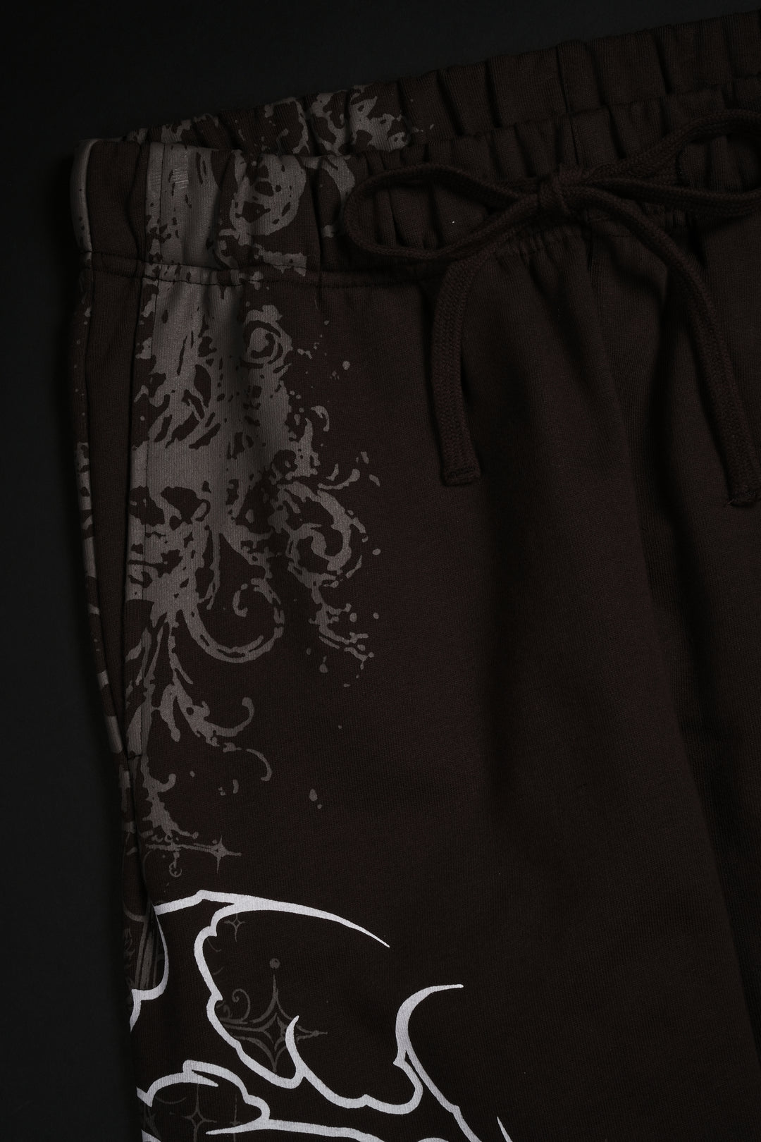 Love And War Eternal Wide Leg Fleece Pants in Fudge