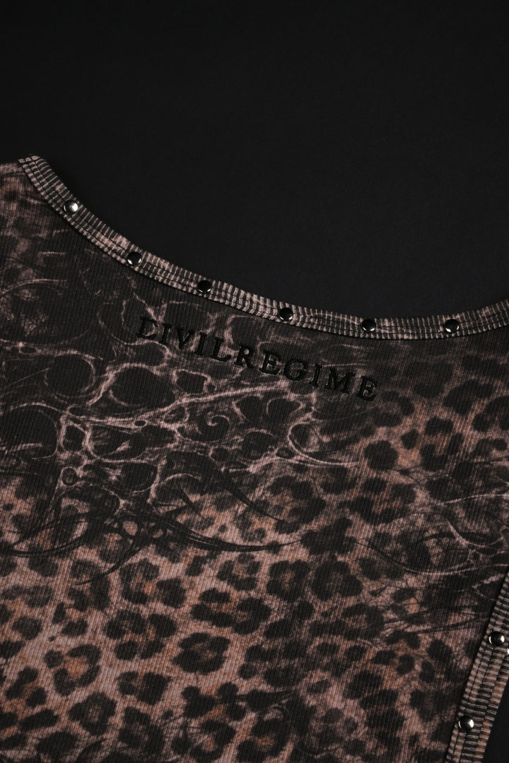 Revenge Tank Top in Cyber Leopard