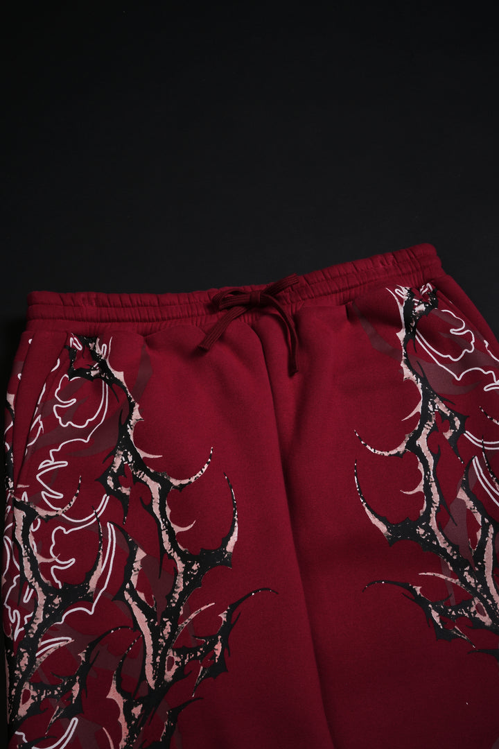Kindred Wraith Baggy Pants in Maroon