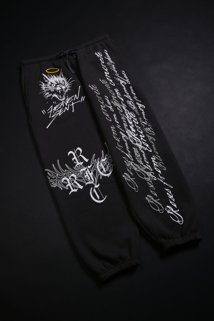 No Mercy Lounger Sweat Pants in Ash Gray