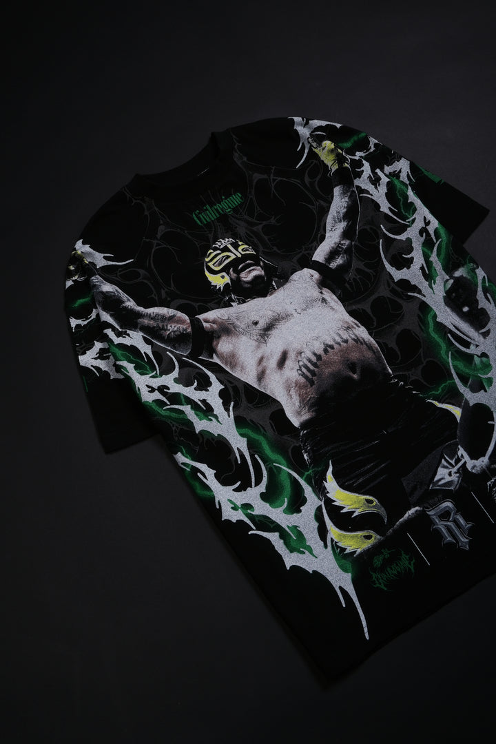 The Ultimate Underdog American Classic Oversized Tee in Black