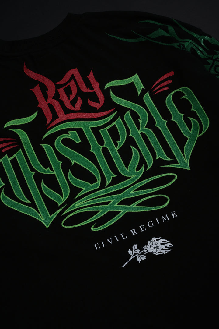 The Ultimate Underdog American Classic Oversized Tee in Black